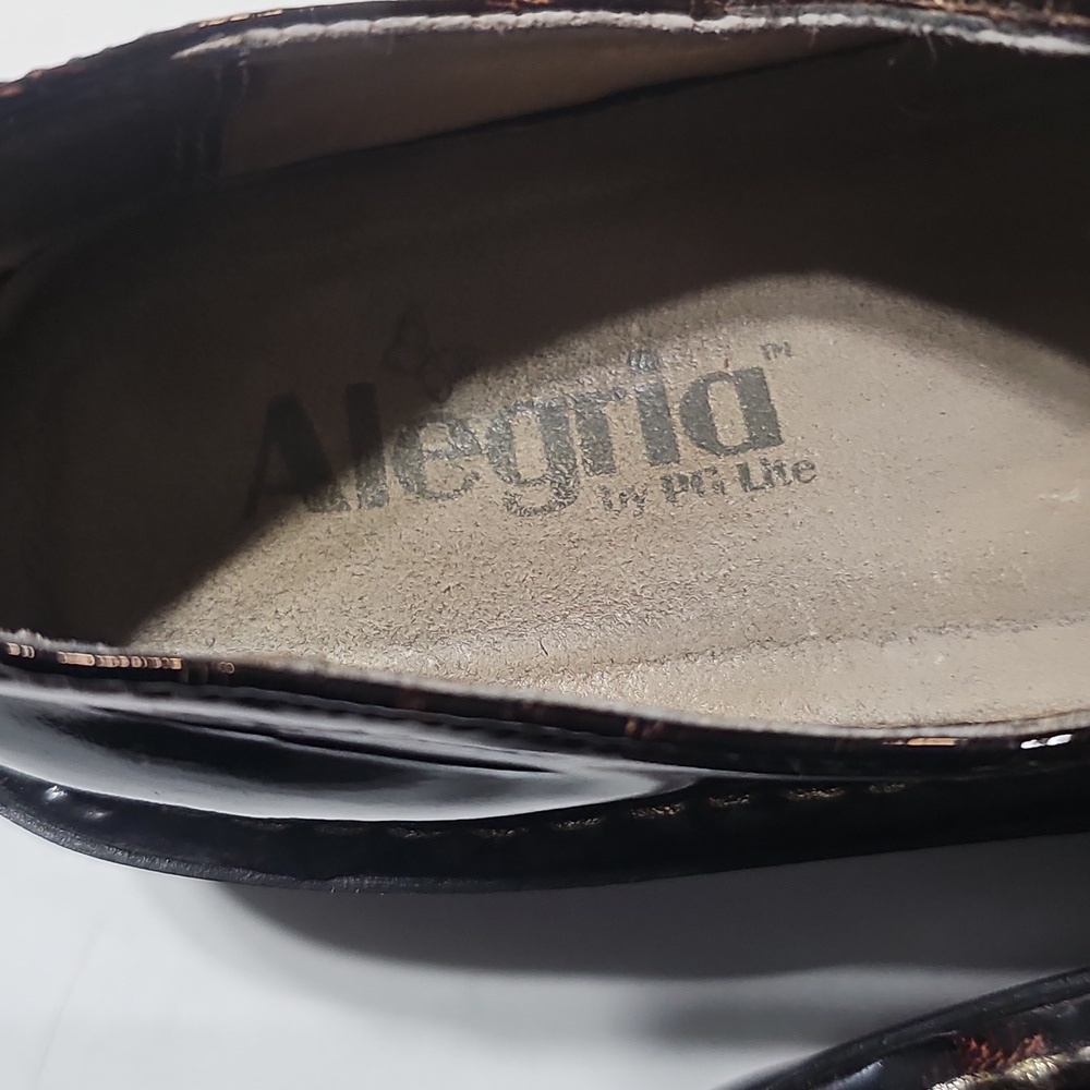 Alegria Black and Brown Maryjane Shoes - Picture 7 of 9